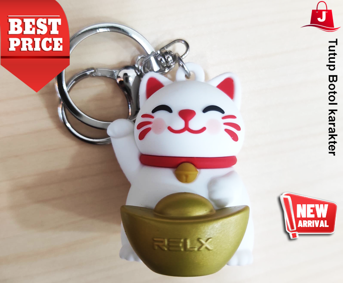 Tutup Botol Karakter Meow