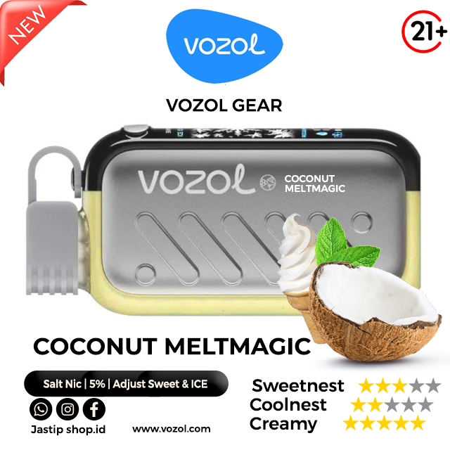 Vozol Gear and Sweet Coconut Melt Magic