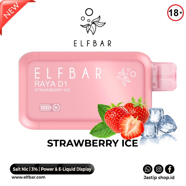 Elfbar Raya D1 Strawberry Ice