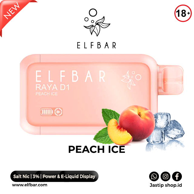 Elfbar Raya D1 Peach Ice