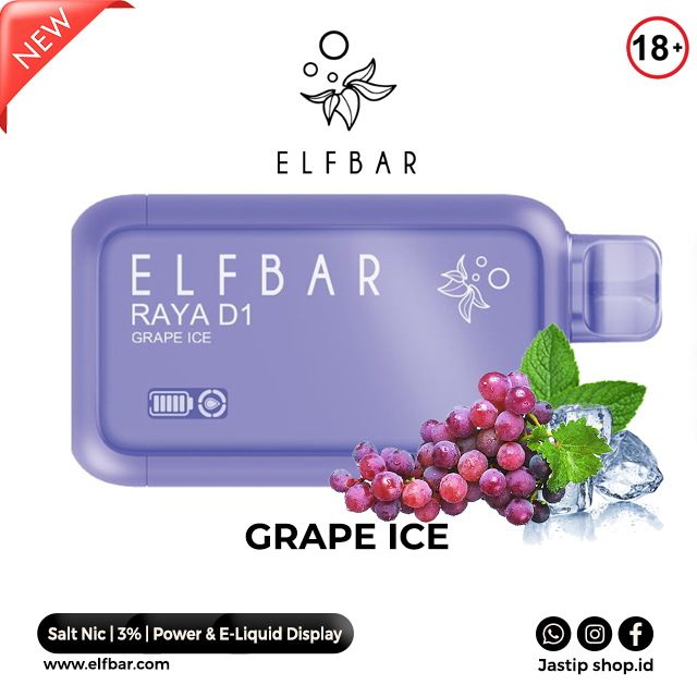 Elfbar Raya D1 Grape Ice