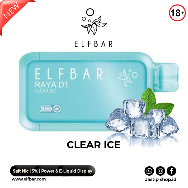 Elfbar Raya D1 Clear Ice